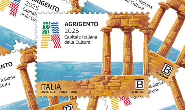 Le eccellenze del patrimonio: Agrigento Capitale italiana della Cultura in un francobollo 