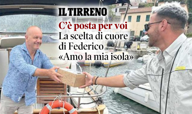 Il portalettere Federico: tornare all’Elba per consegnare “fiducia”