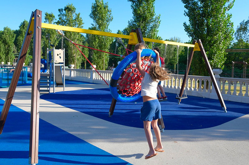 Casina Poste altalena per bambini