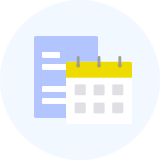 documento con un calendario