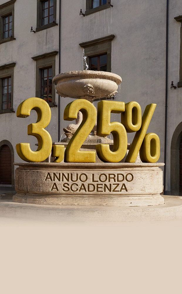 3,25% annuo lordo a scadenza
