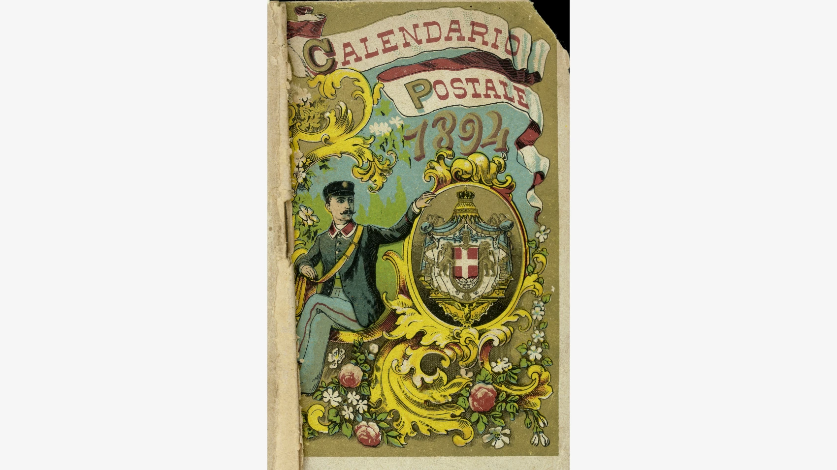 Calendario postale del 1894