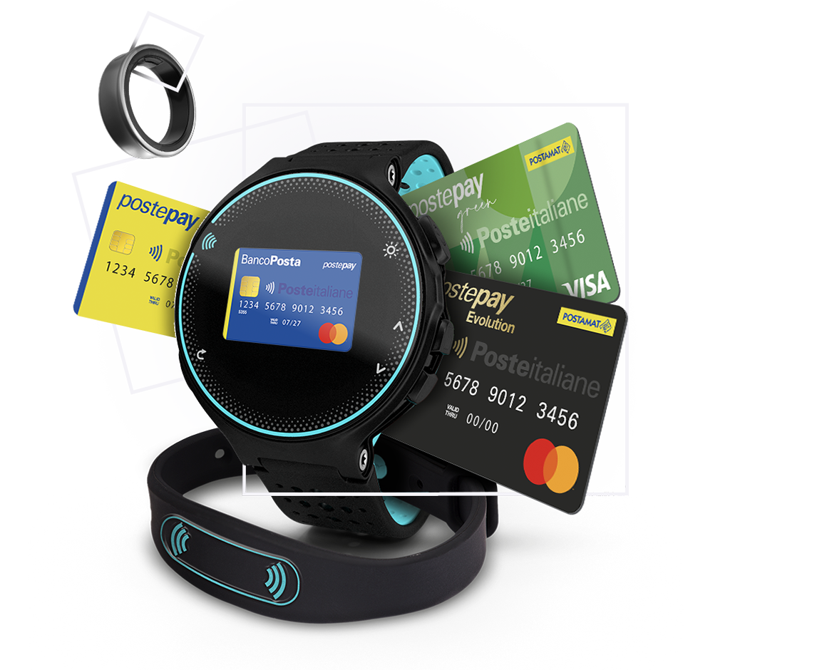 Orologio per pagamenti con le carte Postepay