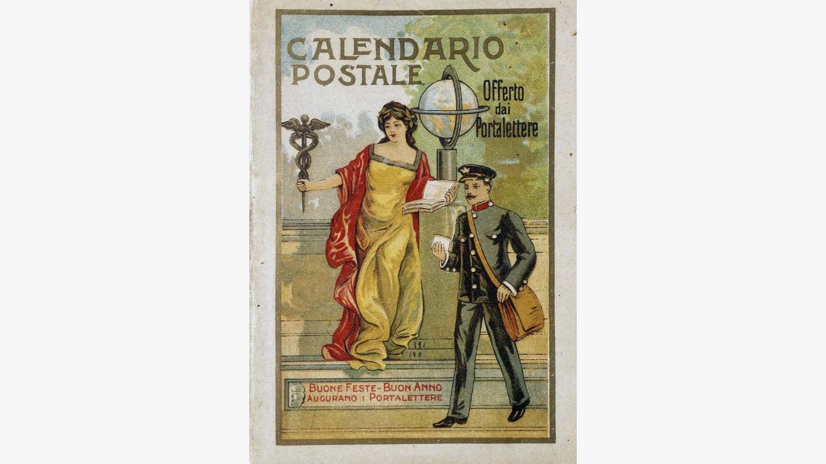 Calendario postale del 1909