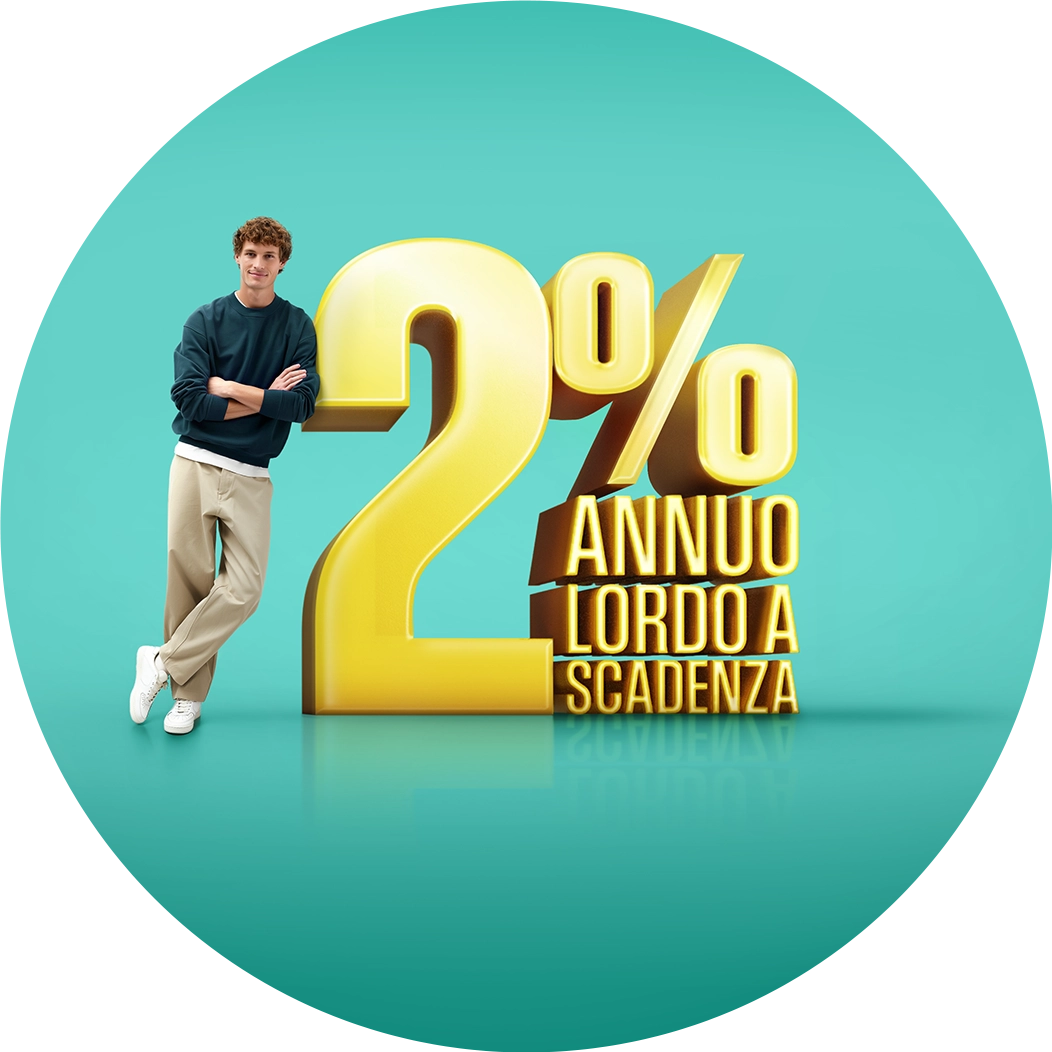 Deposito Supersmart Young 2% annuo lordo a scadenza