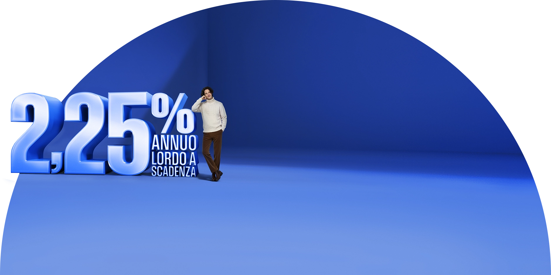 ragazzo appoggiato a grande percentuale