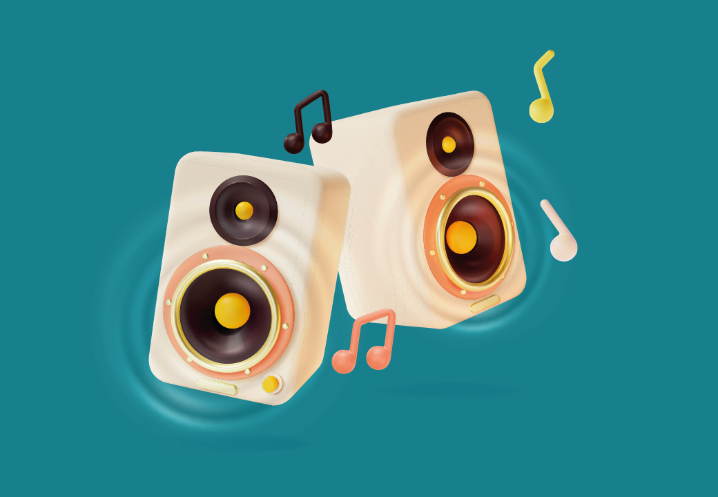 casse musicali color crema