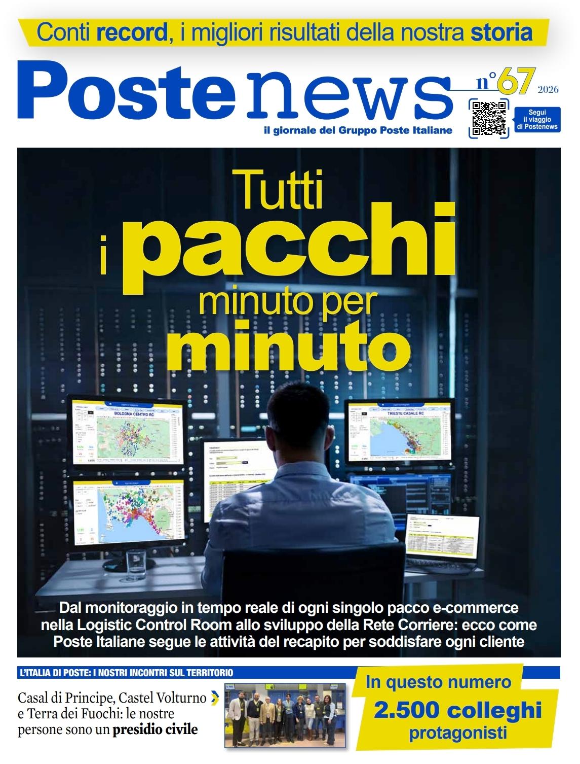 Copertina Postenews Nr. 67