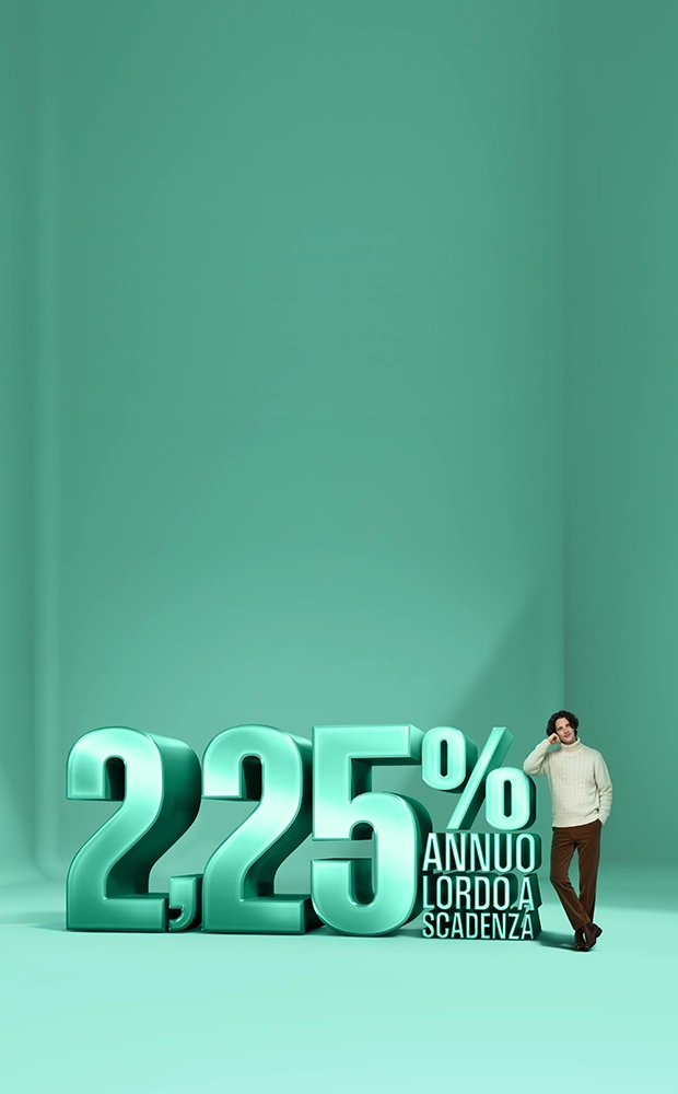 Deposito Supersmart Premium, 2,25% annuo lordo a scadenza