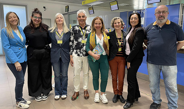 L’ufficio postale di Cervia al centro del mondo durante il Festival internazionale degli Aquiloni