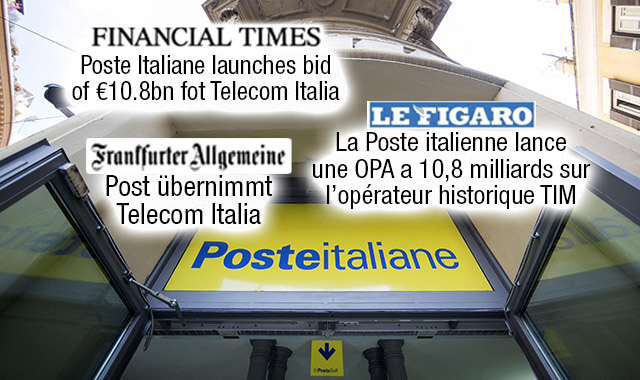 From the Financial Times to FAZ: the international press praises the Poste–TIM deal