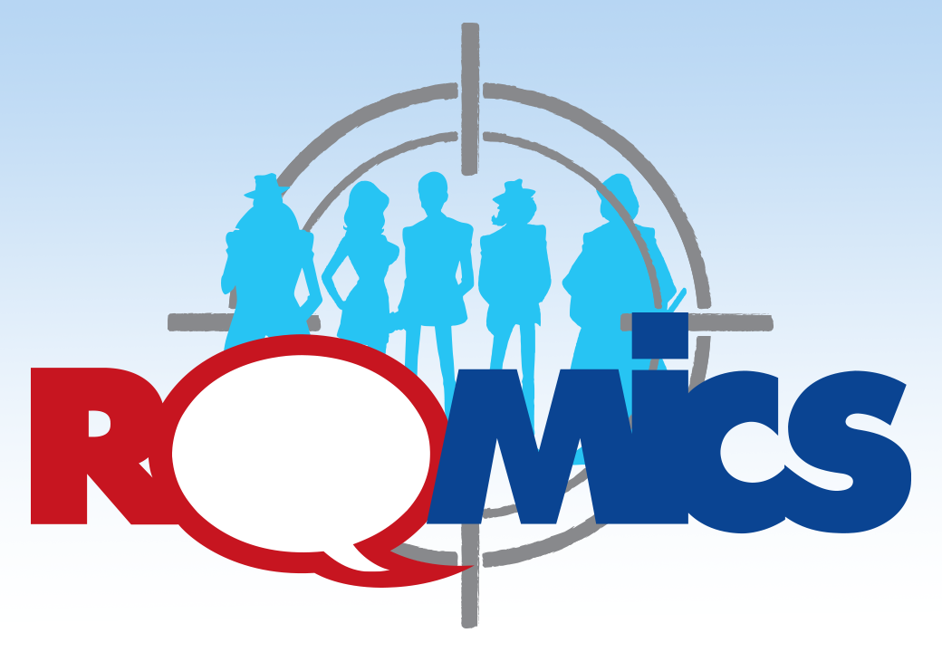 logo romics con grafica ispirata a Lupin