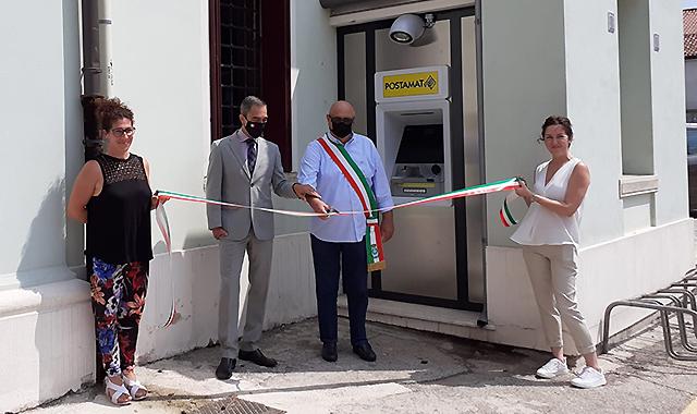 Inaugurato l’Atm Postamat a Villamarzana
