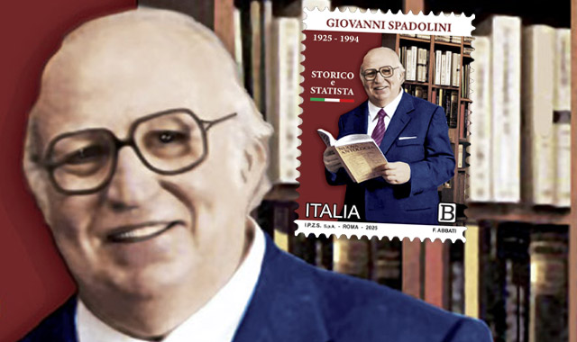 Cent’anni fa nasceva Giovanni Spadolini: un francobollo celebra l’anniversario