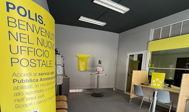 Ascrea, l’ufficio postale ha riaperto nella nuova veste Polis 