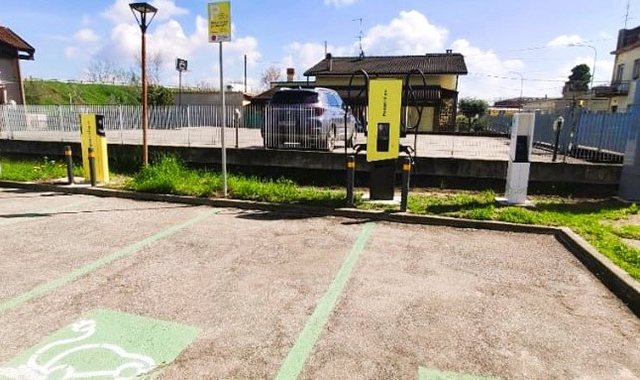 Grazie a Polis installate due nuove colonnine di ricarica a Isola della Scala