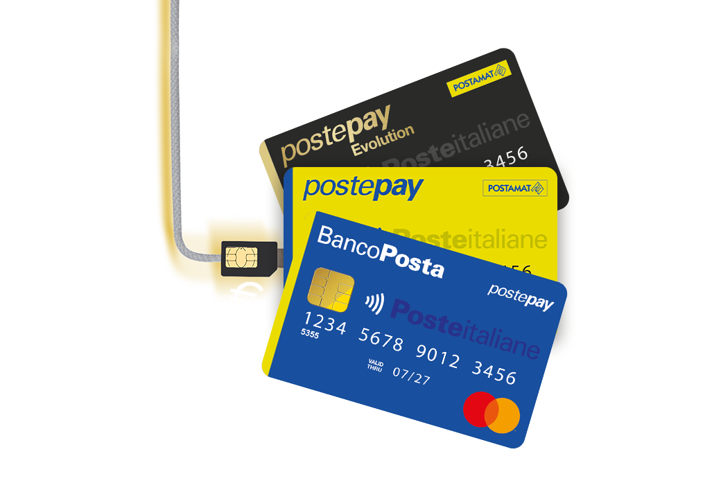 3 carte di credito a ventaglio