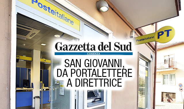 Da portalettere a direttrice dell’ufficio postale di San Giovanni in Fiore: la storia di Alessandra