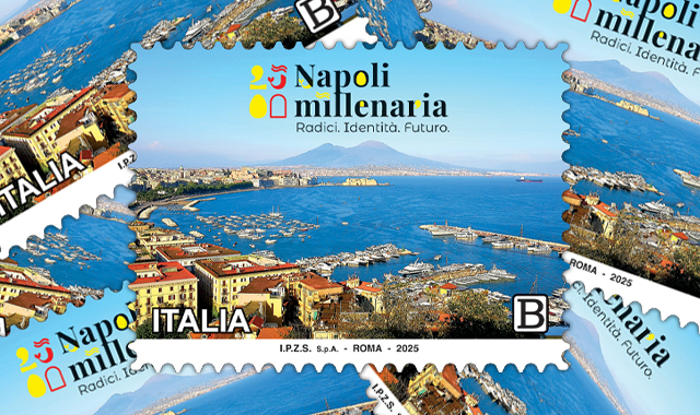 I 2.500 anni della città di Napoli: ecco il francobollo celebrativo