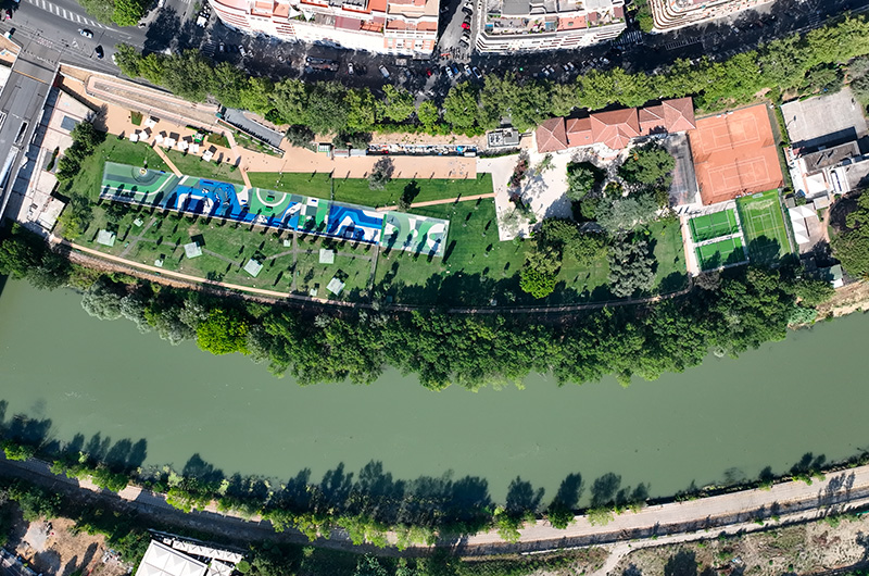 Casina Poste visuale dall'alto