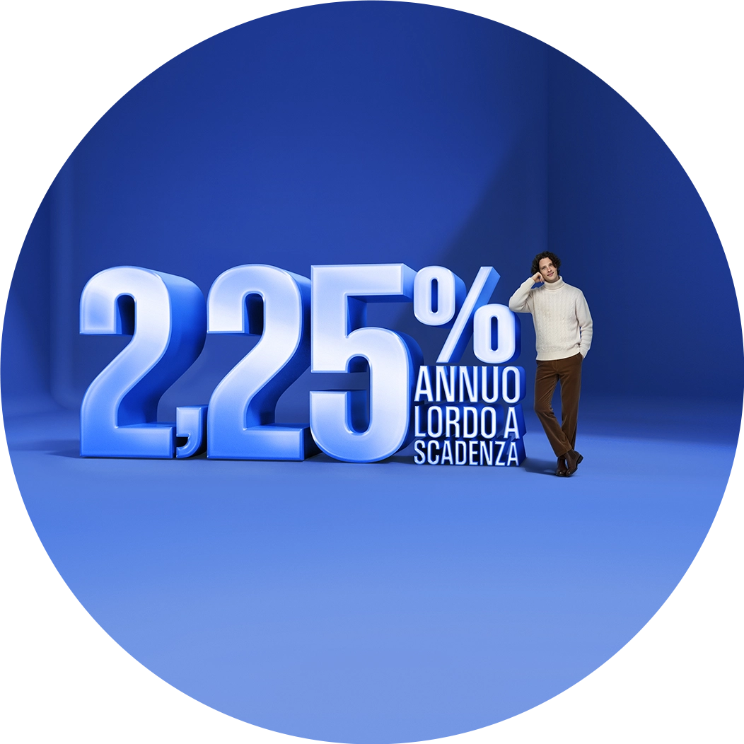 Deposito Supersmart Premium, 2,25 annuo lordo a scadenza