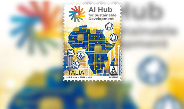 Un francobollo dedicato al centro per l’intelligenza artificiale in Africa
