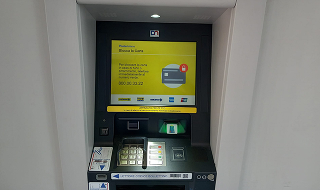 Un altro ATM Postamat di nuova generazione nel Teramano
