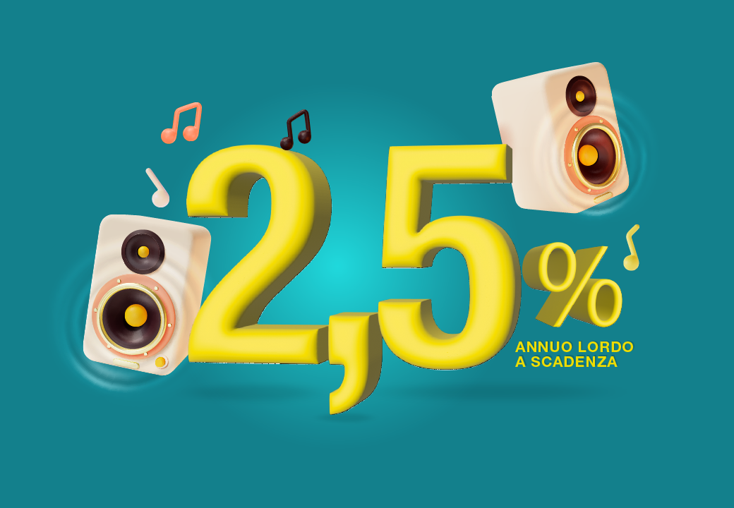 casse musicali con percentuale