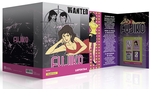Romics: la Filatelia di Poste protagonista con un folder su Lupin II dedicato a Margot