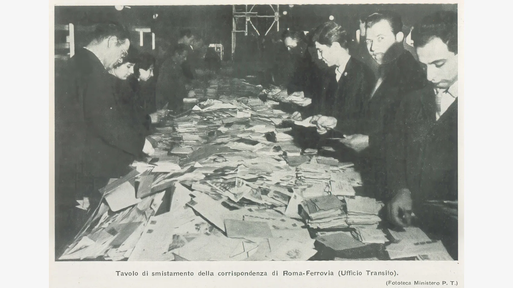 Tavolo di smistamento corrispondenza Roma-Ferrovia