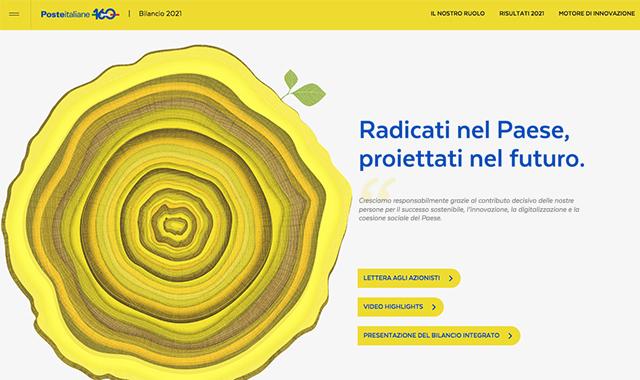 Sostenibile e proiettata al futuro: il sito che “racconta” la Relazione Finanziaria di Poste Italiane