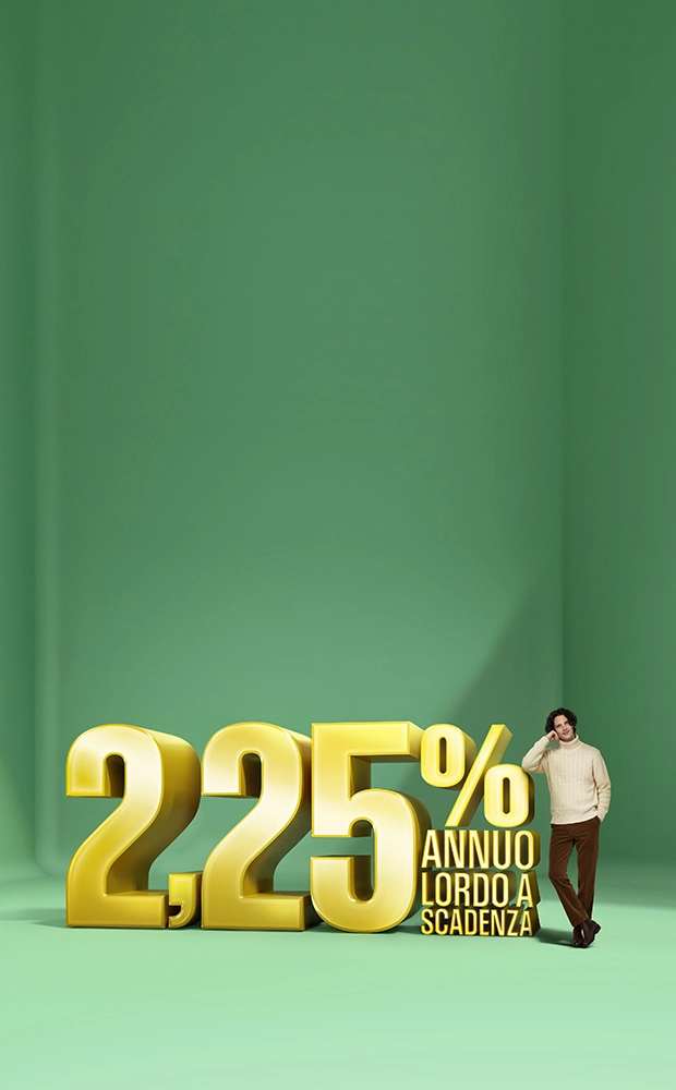 Deposito Supersmart Premium: 2,25% annuo lordo a scadenza