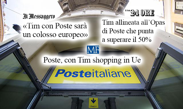 Del Fante:  “Tim con Poste sarà un colosso europeo” 