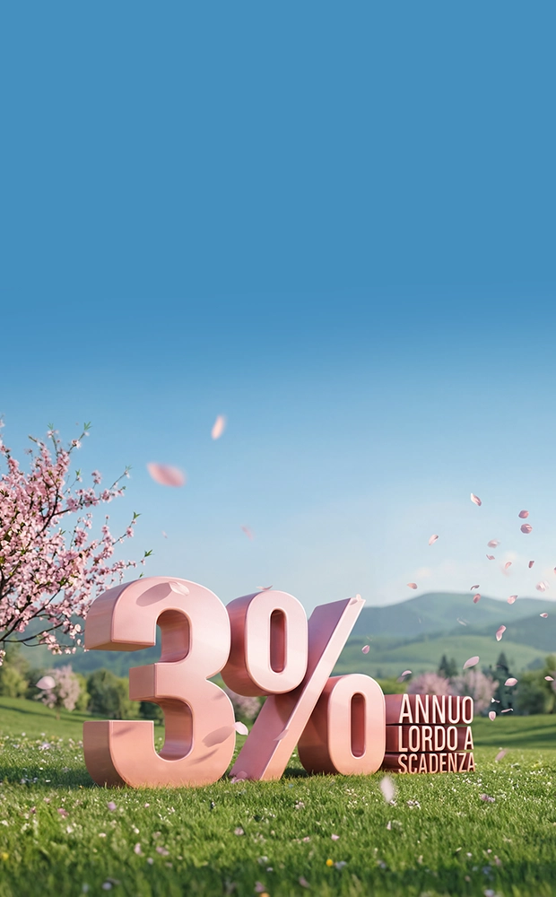 3% annuo lordo a scadenza