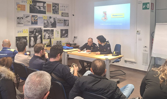 A Frosinone il corso di guida sicura per i dipendenti di Poste Italiane