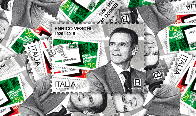 Un francobollo per ricordare Enrico Veschi, inventore del CAP