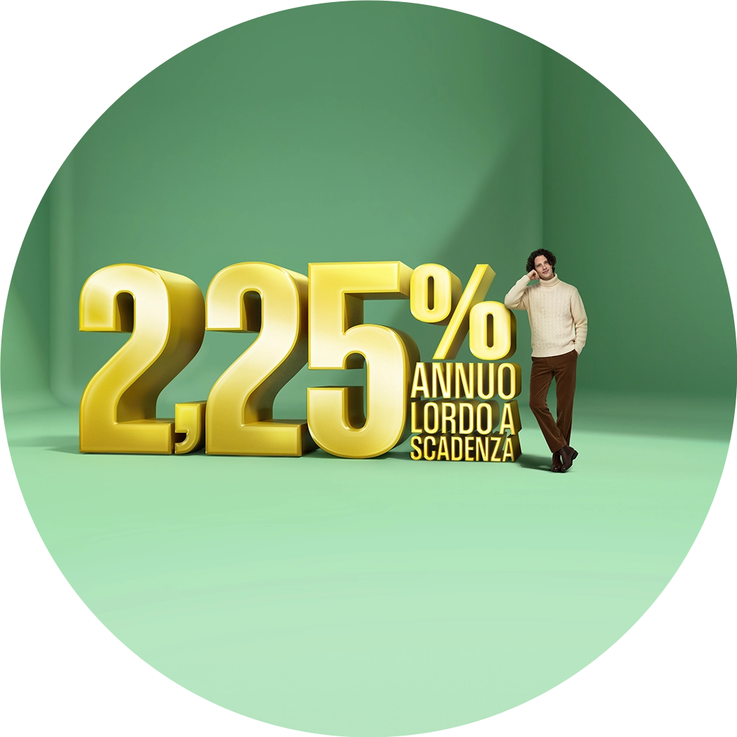 Deposito Supersmart Premium: 2,25% annuo lordo a scadenza