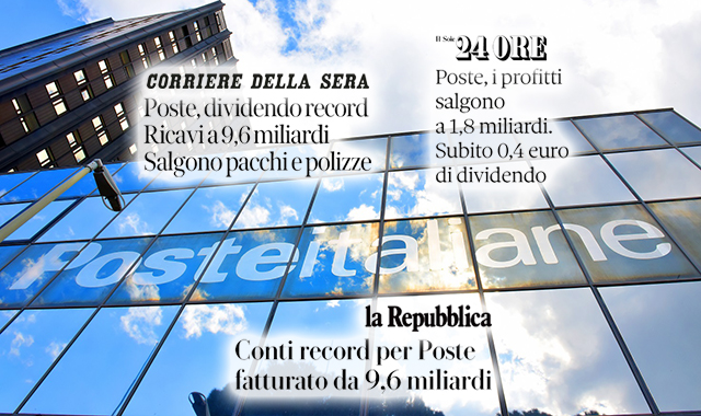 Record profits and dividends: Poste Italiane's "extraordinary" results in the national press 
