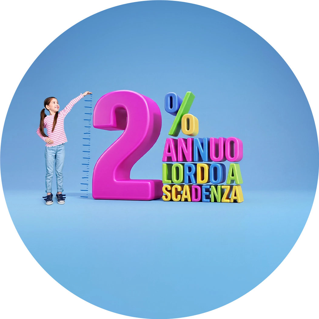 Deposito Supersamrt Minori 2% annuo lordo a scadenza 