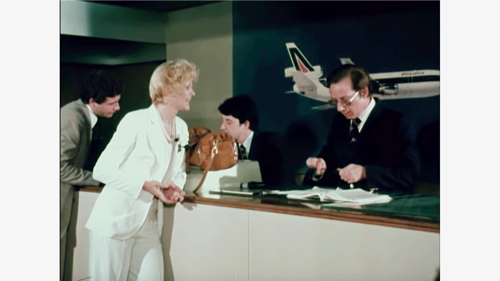 Spot con Mike e Alitalia