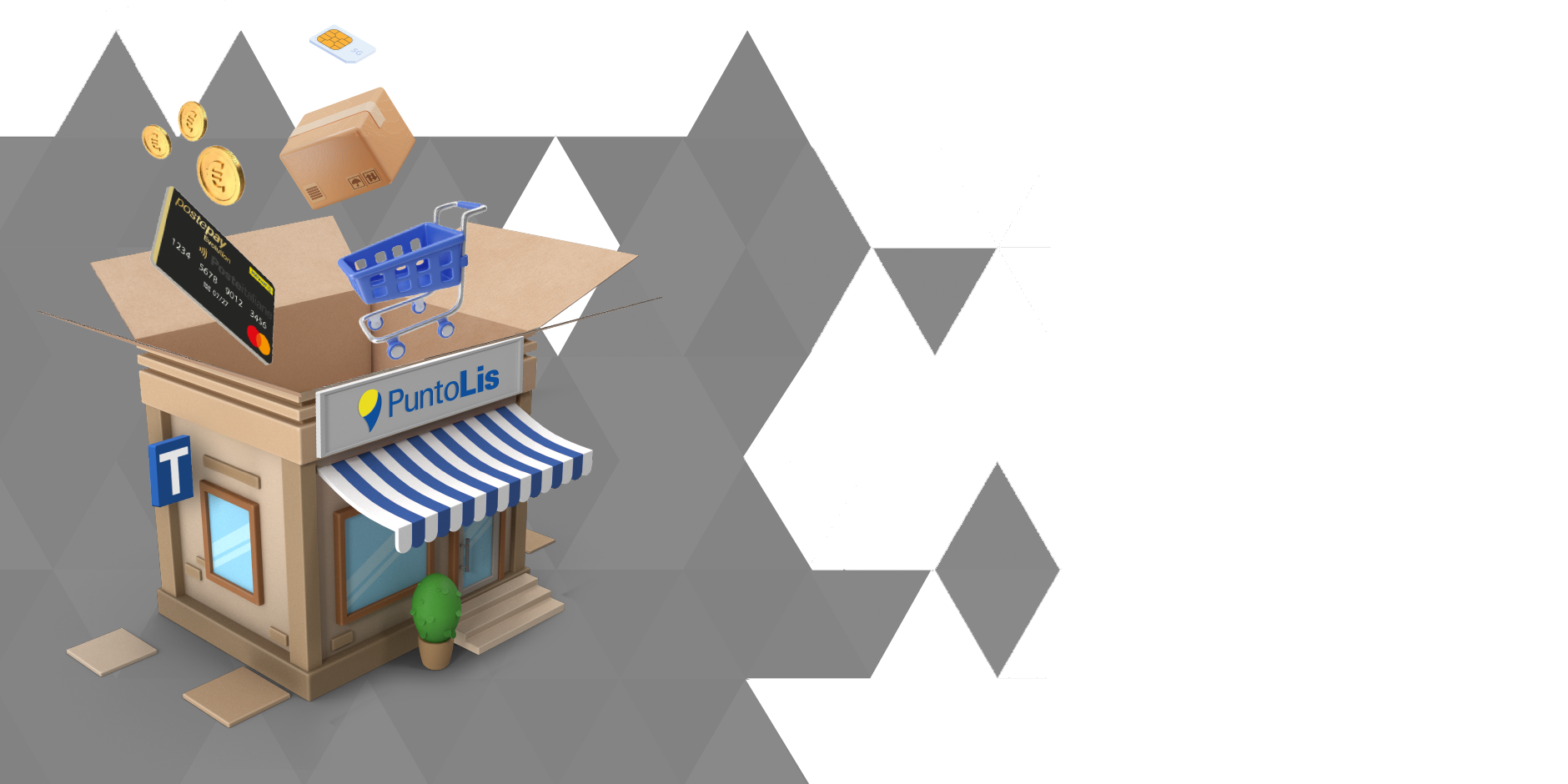 Immagine stilizzata punto vendita Lis
