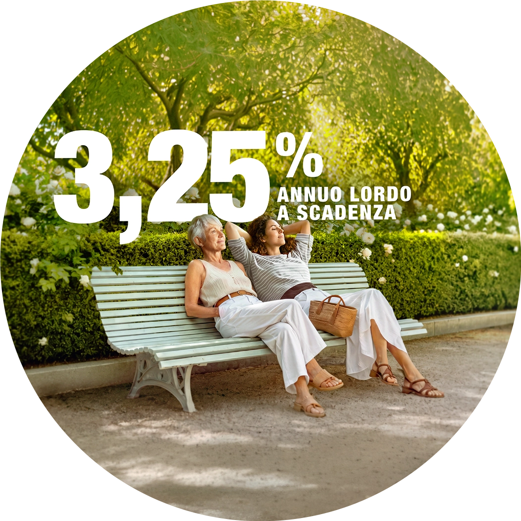 3,25% annuo lordo a scadenza