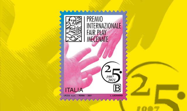 Sport: un francobollo per il 25esimo premio Fair Play Mecenate