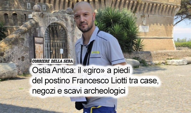Con il portalettere di Ostia antica tra gli scavi archeologici e le maestosità del Rinascimento