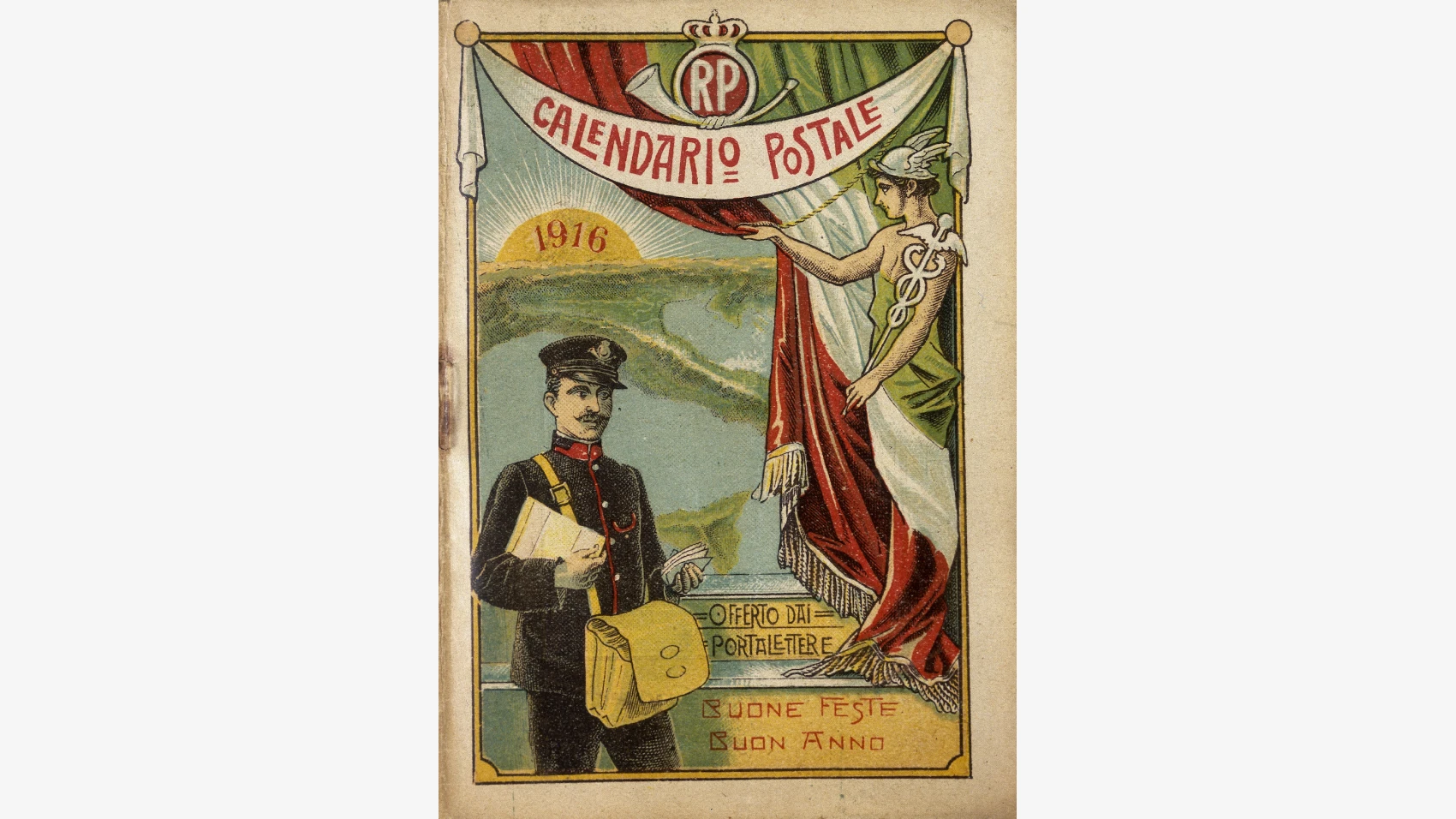 Calendario postale del 1916