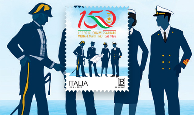 Poste: un francobollo dedicato al Corpo di Commissariato Militare Marittimo
