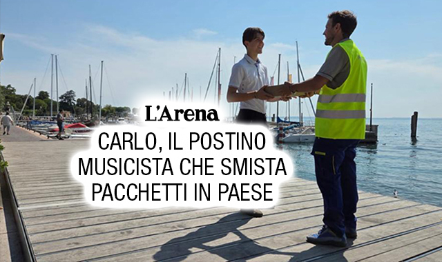 Bardolino, il portalettere musicista e l’incontro emozionante con Katia Ricciarelli 