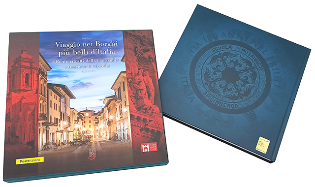 Poste presenta il volume “Viaggio nei borghi più belli d’Italia. Cento ritratti della meraviglia attraverso la filatelia”