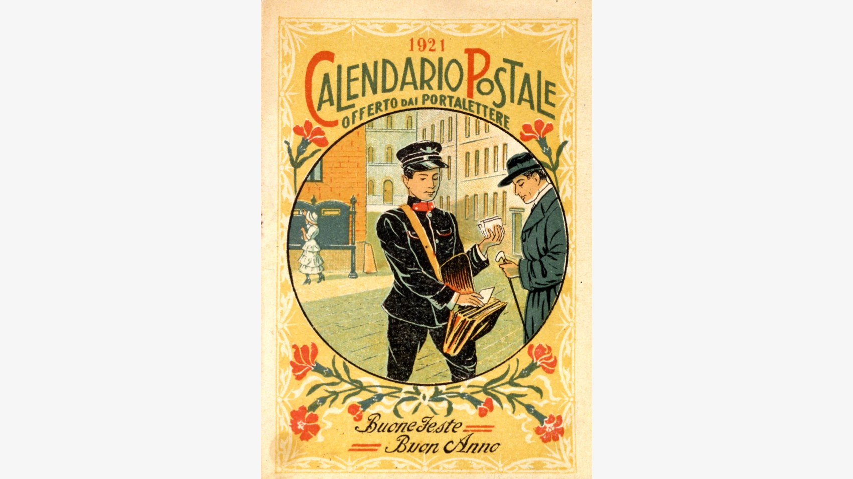 Calendario postale del 1921