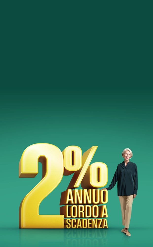 Deposito Supersmart Pensione 2% annuo lordo a scadenza